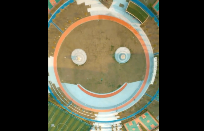 瞰珠海 | 太驚喜！橫琴巨型“笑臉”一笑傾城……